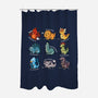 Dinosaurs Cute-None-Polyester-Shower Curtain-Vallina84
