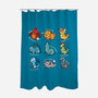 Dinosaurs Cute-None-Polyester-Shower Curtain-Vallina84