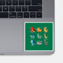 Dinosaurs Cute-None-Glossy-Sticker-Vallina84
