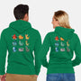 Dinosaurs Cute-Unisex-Zip-Up-Sweatshirt-Vallina84