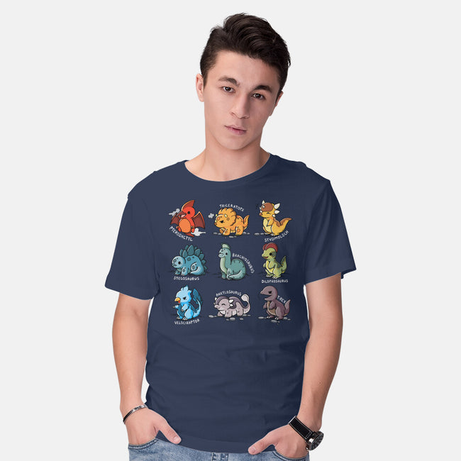 Dinosaurs Cute-Mens-Basic-Tee-Vallina84