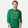 Dinosaurs Cute-Mens-Long Sleeved-Tee-Vallina84