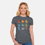 Dinosaurs Cute-Womens-Fitted-Tee-Vallina84
