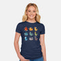 Dinosaurs Cute-Womens-Fitted-Tee-Vallina84