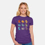 Dinosaurs Cute-Womens-Fitted-Tee-Vallina84