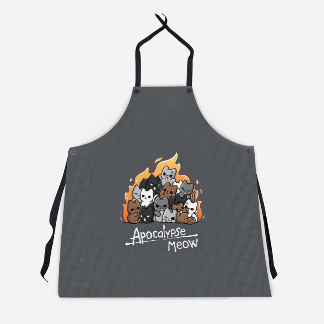 The Apocalypse Meow-Unisex-Kitchen-Apron-Vallina84