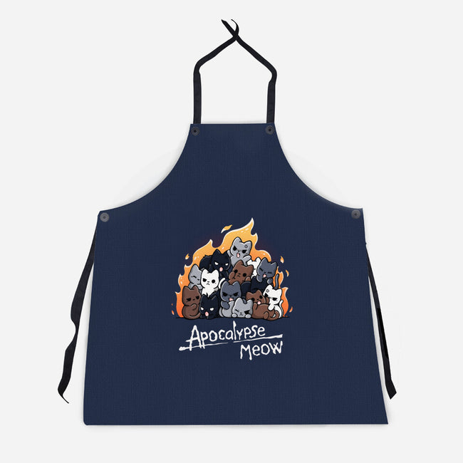 The Apocalypse Meow-Unisex-Kitchen-Apron-Vallina84