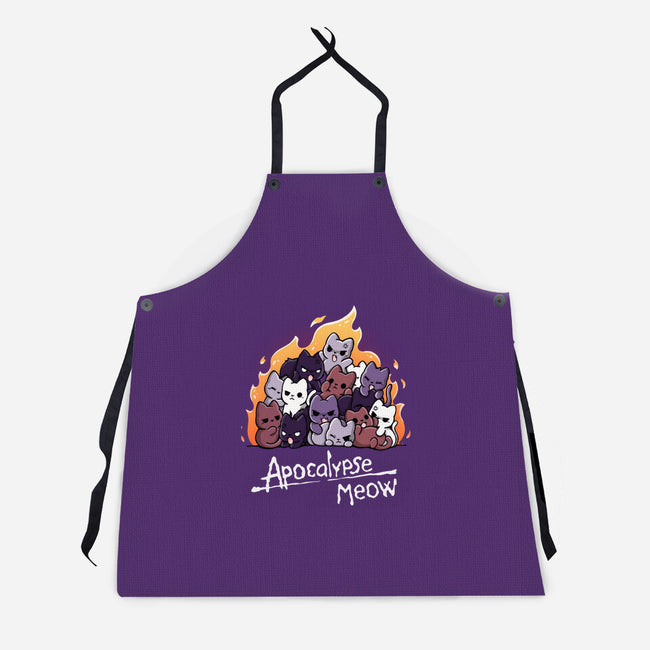 The Apocalypse Meow-Unisex-Kitchen-Apron-Vallina84