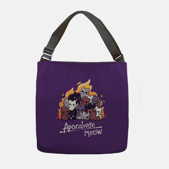 The Apocalypse Meow-None-Adjustable Tote-Bag-Vallina84