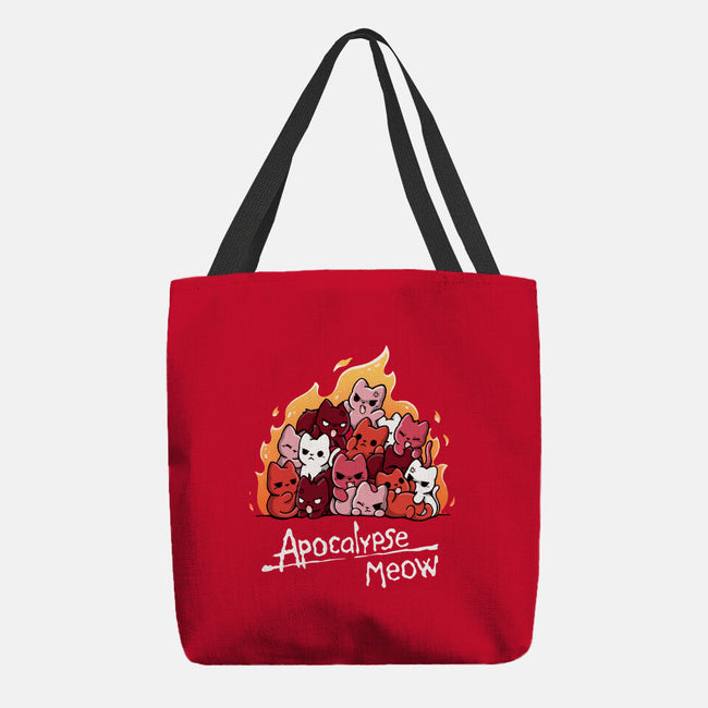 The Apocalypse Meow-None-Basic Tote-Bag-Vallina84