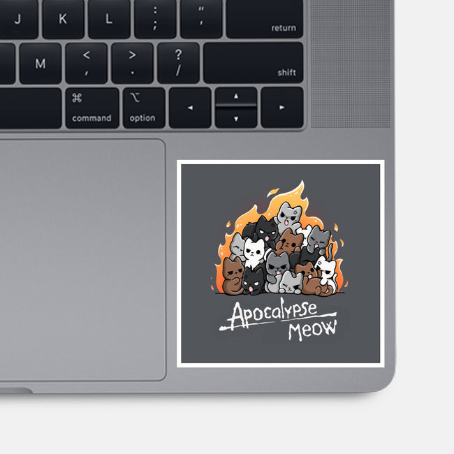 The Apocalypse Meow-None-Glossy-Sticker-Vallina84