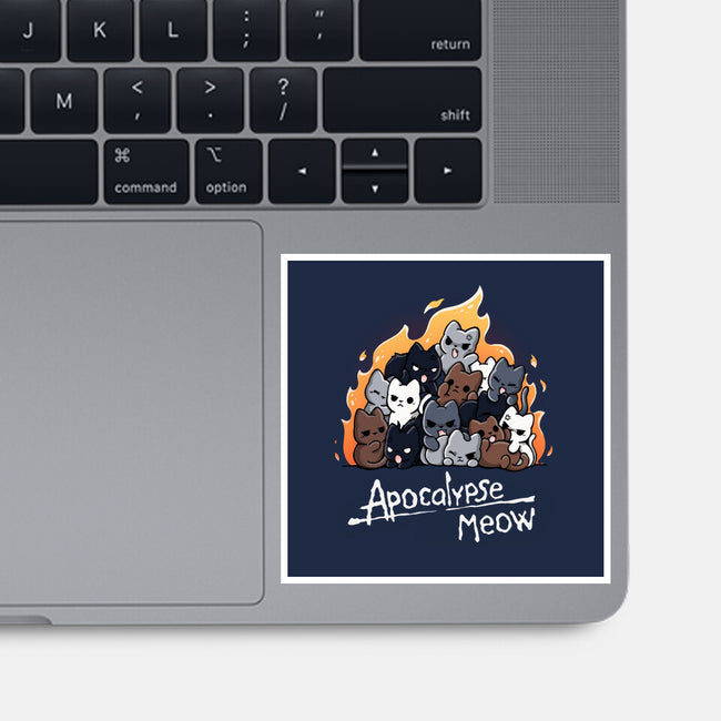The Apocalypse Meow-None-Glossy-Sticker-Vallina84