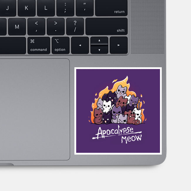 The Apocalypse Meow-None-Glossy-Sticker-Vallina84