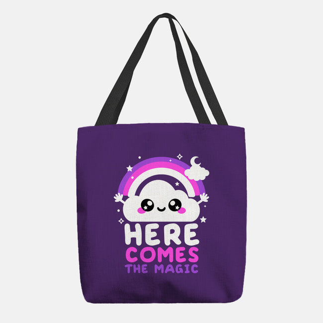 Here Comes The Magic-None-Basic Tote-Bag-NemiMakeit