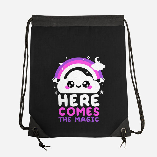 Here Comes The Magic-None-Drawstring-Bag-NemiMakeit