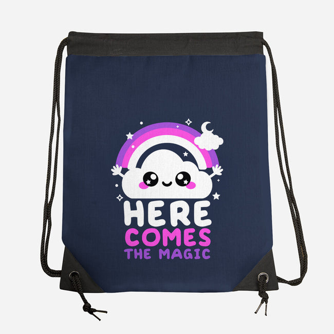 Here Comes The Magic-None-Drawstring-Bag-NemiMakeit