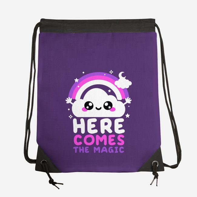 Here Comes The Magic-None-Drawstring-Bag-NemiMakeit