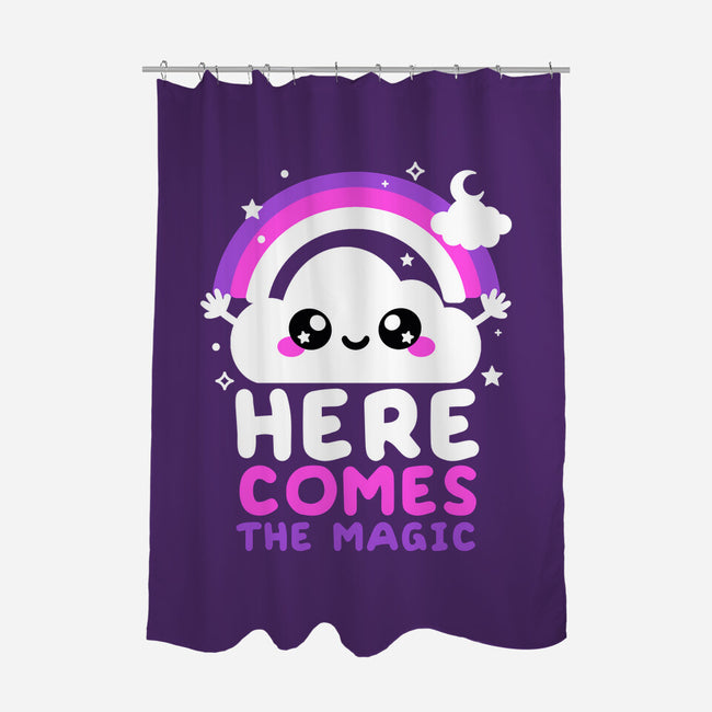 Here Comes The Magic-None-Polyester-Shower Curtain-NemiMakeit