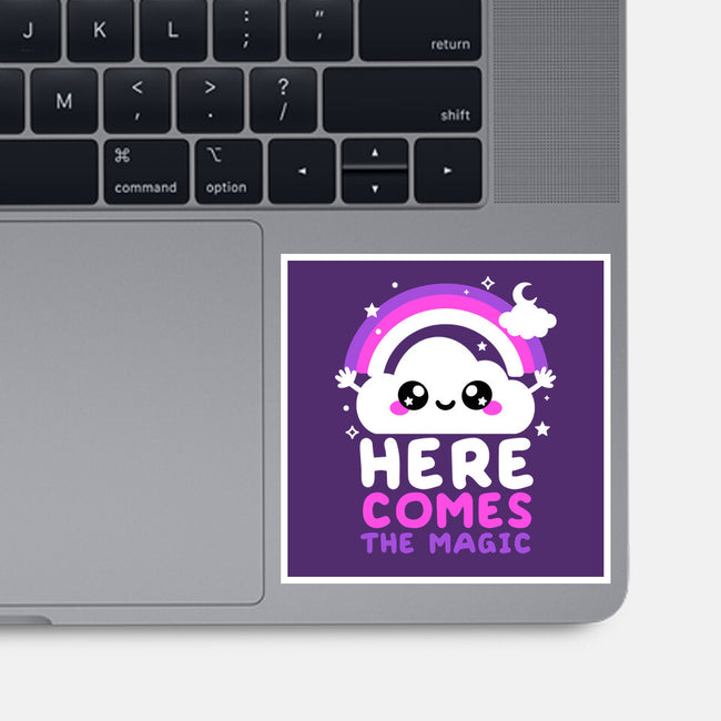 Here Comes The Magic-None-Glossy-Sticker-NemiMakeit