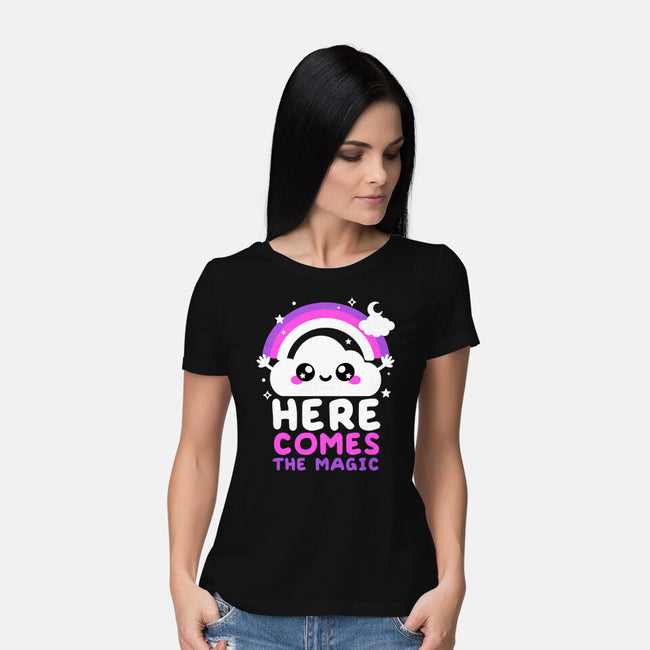 Here Comes The Magic-Womens-Basic-Tee-NemiMakeit