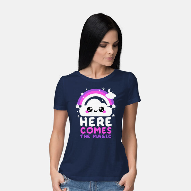 Here Comes The Magic-Womens-Basic-Tee-NemiMakeit