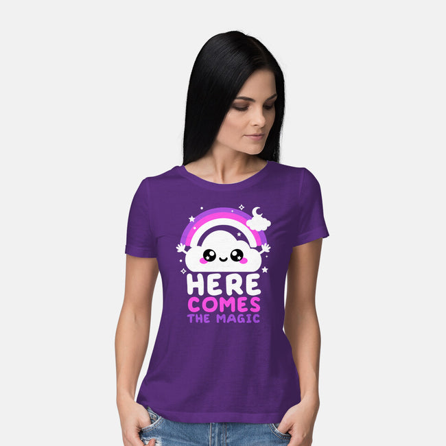 Here Comes The Magic-Womens-Basic-Tee-NemiMakeit