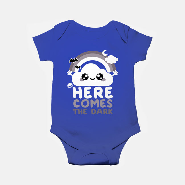 Here Comes The Dark-Baby-Basic-Onesie-NemiMakeit