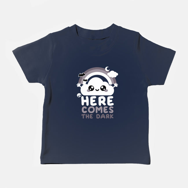 Here Comes The Dark-Baby-Basic-Tee-NemiMakeit
