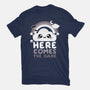 Here Comes The Dark-Womens-Fitted-Tee-NemiMakeit