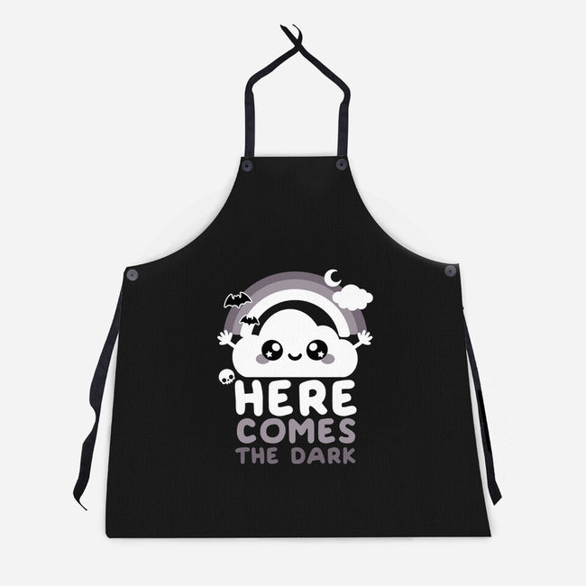Here Comes The Dark-Unisex-Kitchen-Apron-NemiMakeit