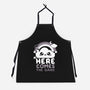 Here Comes The Dark-Unisex-Kitchen-Apron-NemiMakeit