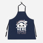 Here Comes The Dark-Unisex-Kitchen-Apron-NemiMakeit
