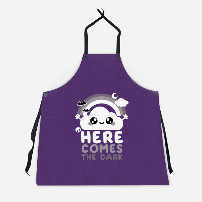 Here Comes The Dark-Unisex-Kitchen-Apron-NemiMakeit