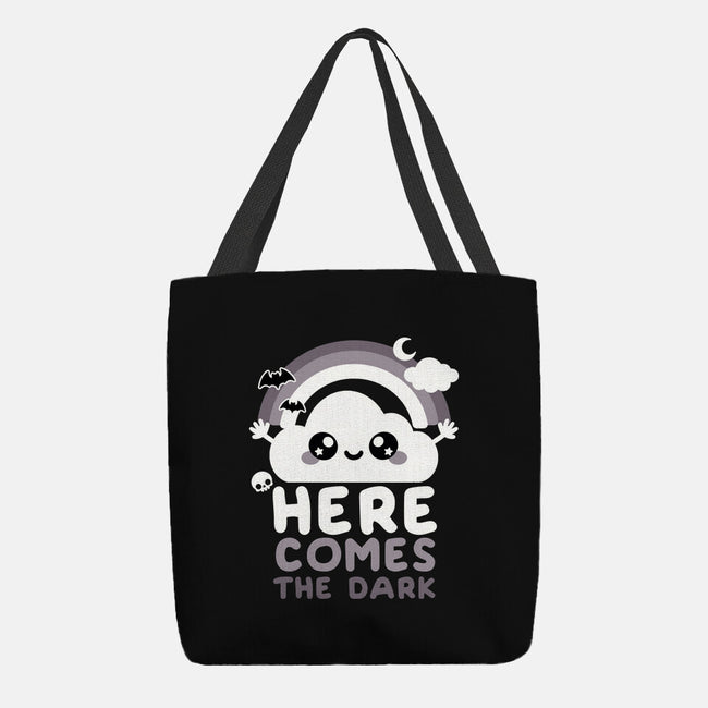 Here Comes The Dark-None-Basic Tote-Bag-NemiMakeit