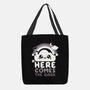 Here Comes The Dark-None-Basic Tote-Bag-NemiMakeit