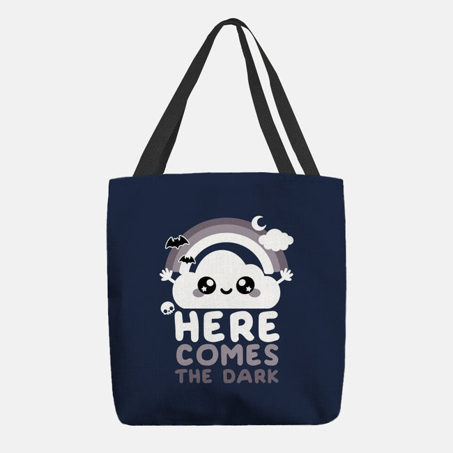 Here Comes The Dark-None-Basic Tote-Bag-NemiMakeit