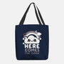 Here Comes The Dark-None-Basic Tote-Bag-NemiMakeit