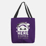 Here Comes The Dark-None-Basic Tote-Bag-NemiMakeit