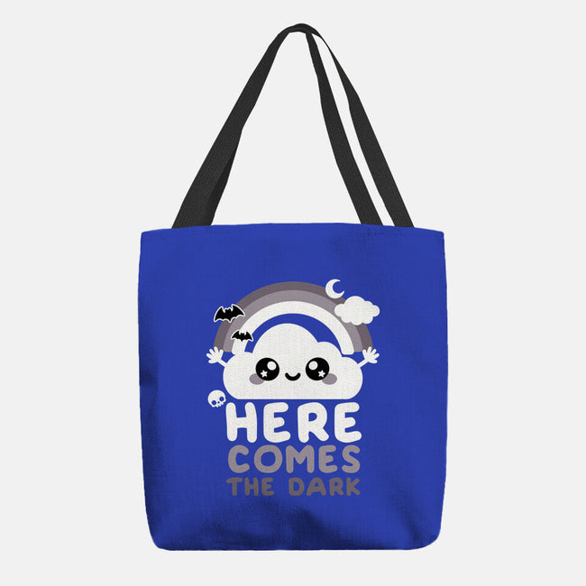 Here Comes The Dark-None-Basic Tote-Bag-NemiMakeit