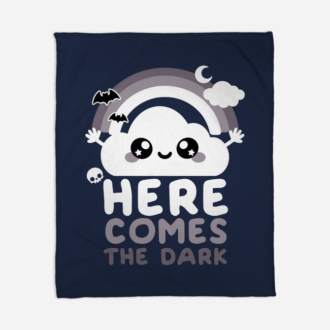 Here Comes The Dark-None-Fleece-Blanket-NemiMakeit