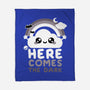 Here Comes The Dark-None-Fleece-Blanket-NemiMakeit