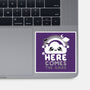 Here Comes The Dark-None-Glossy-Sticker-NemiMakeit