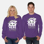 Here Comes The Dark-Unisex-Crew Neck-Sweatshirt-NemiMakeit