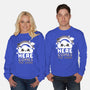 Here Comes The Dark-Unisex-Crew Neck-Sweatshirt-NemiMakeit