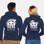 Here Comes The Dark-Unisex-Zip-Up-Sweatshirt-NemiMakeit