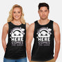 Here Comes The Dark-Unisex-Basic-Tank-NemiMakeit