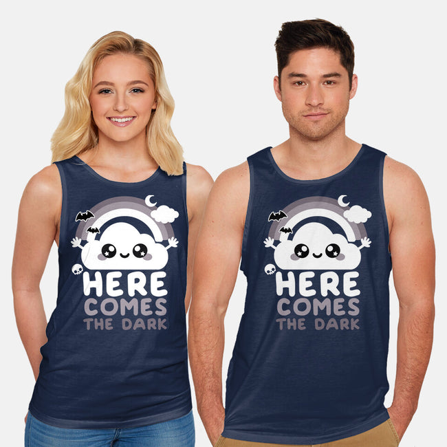 Here Comes The Dark-Unisex-Basic-Tank-NemiMakeit