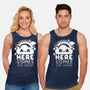 Here Comes The Dark-Unisex-Basic-Tank-NemiMakeit