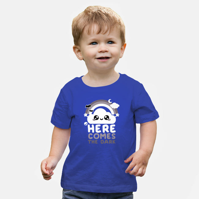Here Comes The Dark-Baby-Basic-Tee-NemiMakeit