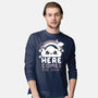 Here Comes The Dark-Mens-Long Sleeved-Tee-NemiMakeit